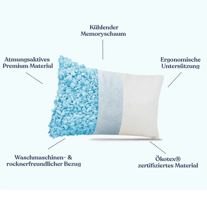 The Dream Cushion® Cooling Memory Foam Pillow